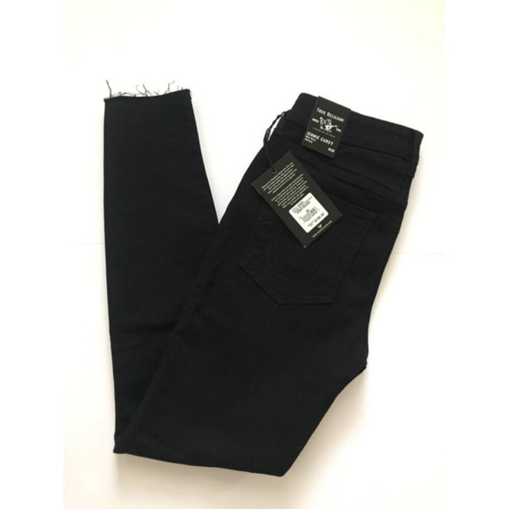 True Religion Jennie Curvy Mid Rise Skinny Size 28